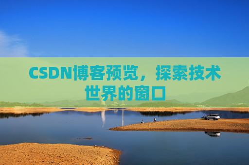 CSDN博客预览,探索技术世界的窗口 CSDN博客预览,探索技术世界的窗口